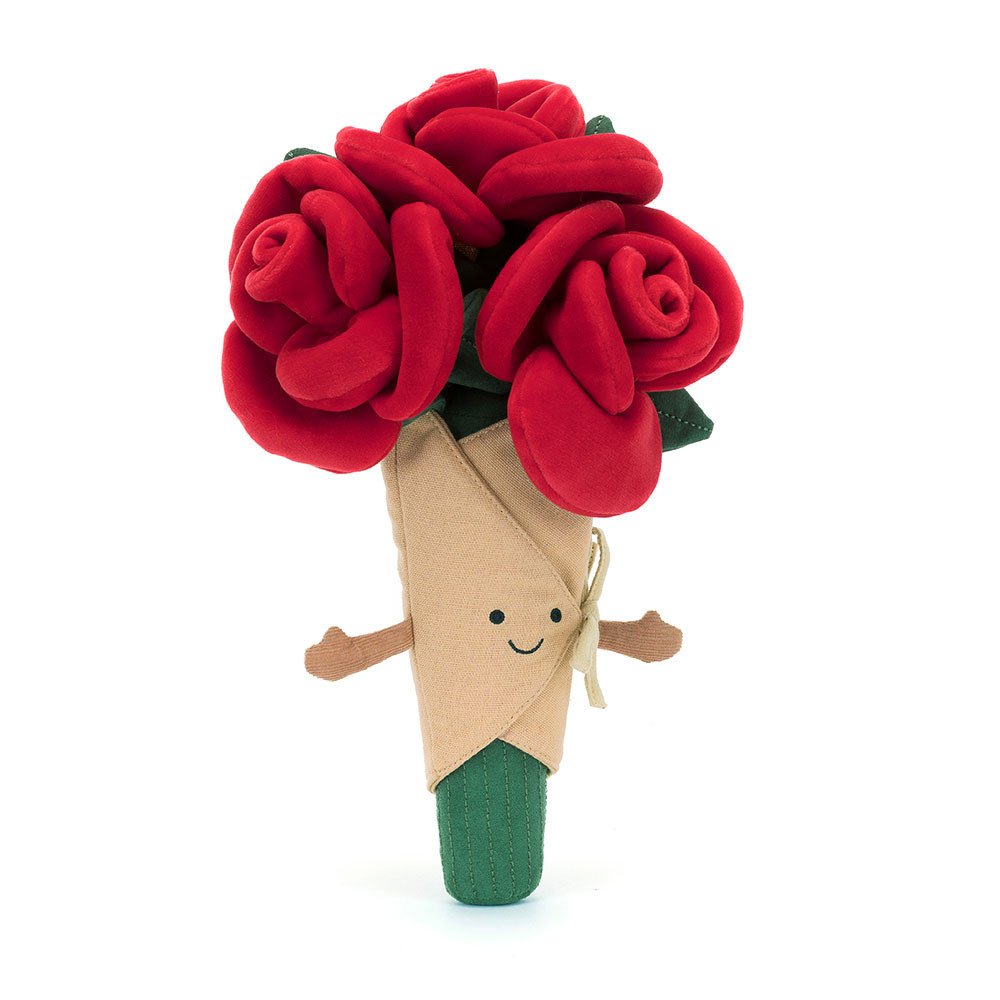 Jellycat Amuseables Rose Bouquet 趣味手捧玫瑰花