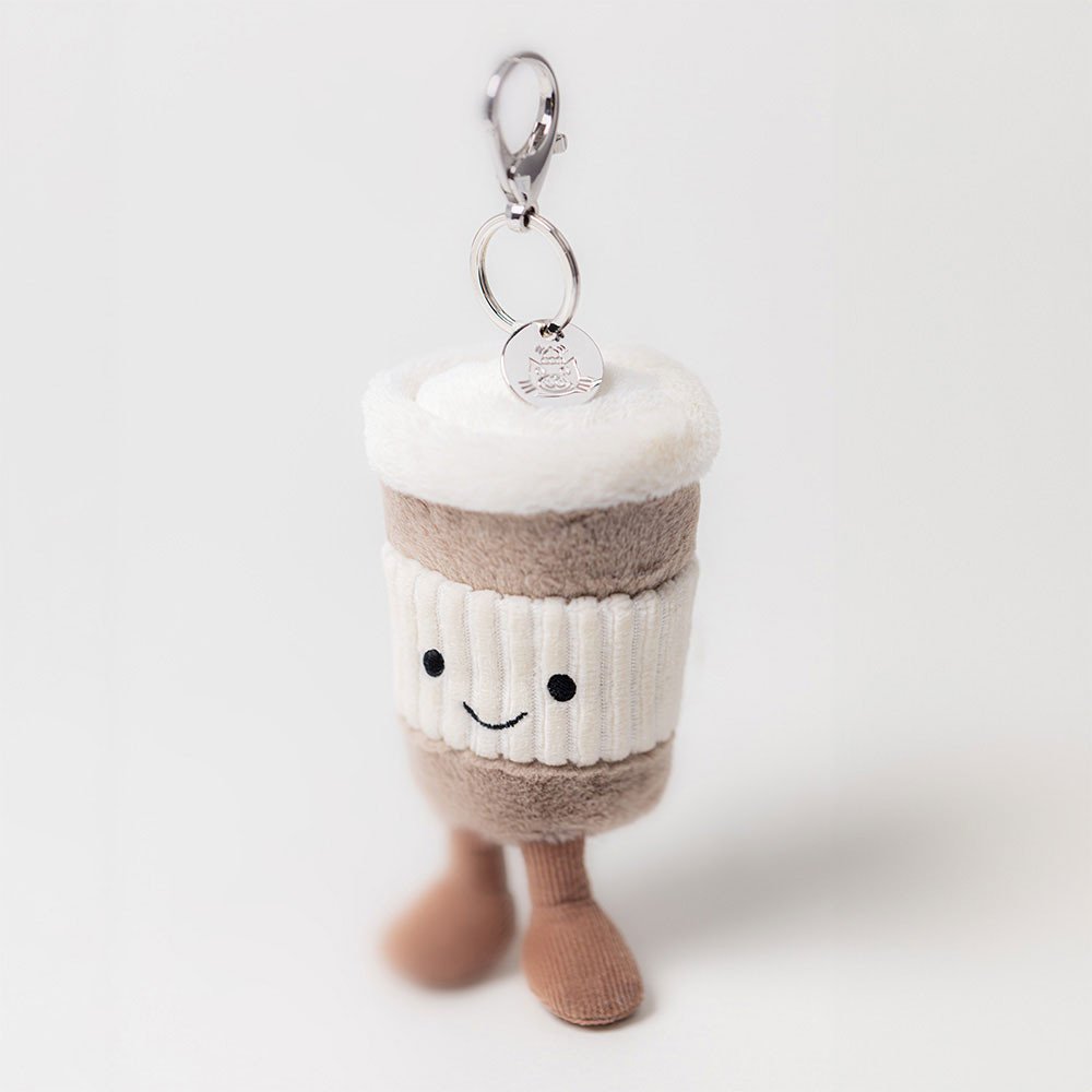 Jellycat Amuseables Coffee-to-Go Bag Charm 咖啡杯钥匙圈