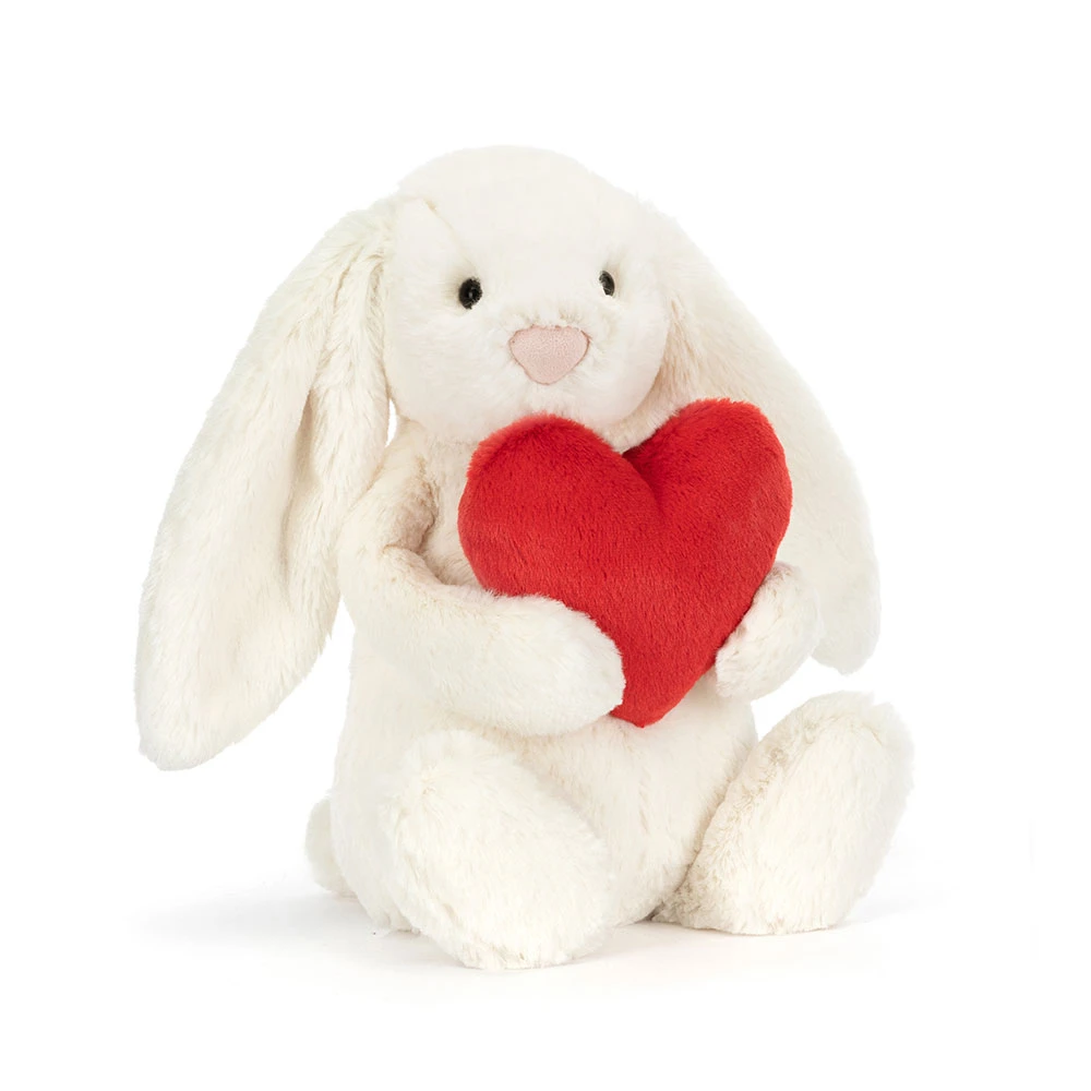 Jellycat Bashful Red Love Heart Bunny 爱心邦尼兔